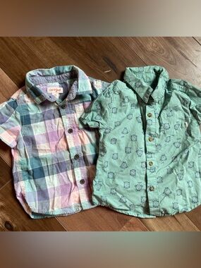 Set of 2 Spring Boy’s Button up Tops